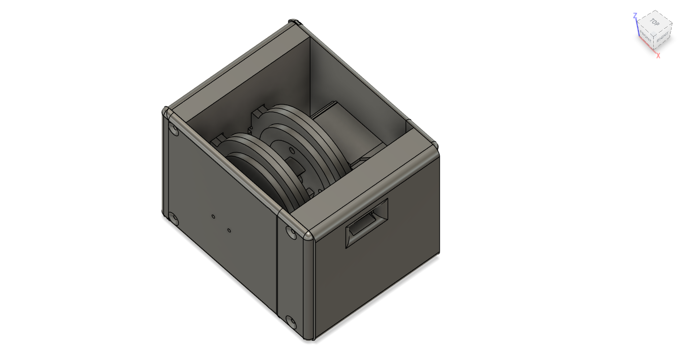 CAD Model Front View